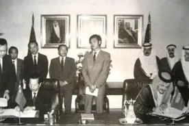 1990年，萨达姆派遣10万部队攻打科威特，沙特亮相东风导弹退敌图片