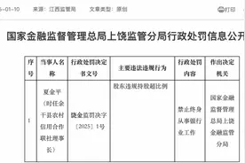 时任江西余干县农信联社理事长夏金平被终身禁业 此前已落马图片