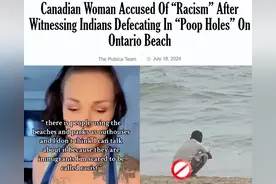 味太冲！女子曝大量印度人在加拿大海滩随地大便，十分辣眼睛图片