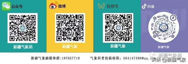 新疆气象台今日发布暴雨蓝色预警信号！请加强防范！