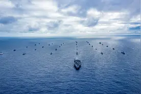 美论坛：如果演习时中国815A电子侦察船再出现，我们要如何应对？图片