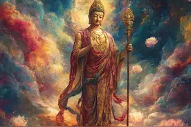 地藏王菩萨，愿力深广：见佛好运，许个愿吧图片