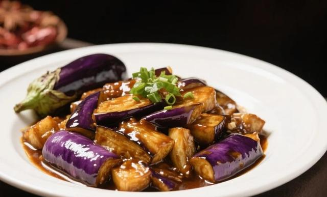 拌3碗米饭不够吃！家常酱烧茄子，软糯裹汁酱香直钻鼻