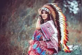 美印第安女酋长：我们祖先是中国人，白人是最大敌人图片