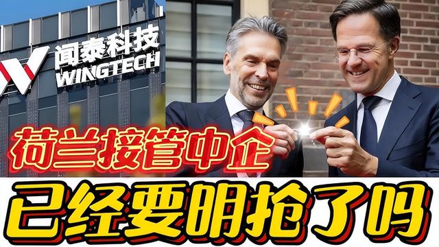 荷兰政府发现: 冻结闻泰股权事件并没按预期发展! 而是开始走向失控