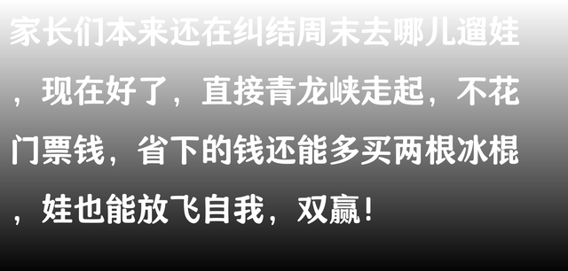 大赞河南！青龙峡景区宣布带娃哈哈入园全年免门票！评论区沸腾