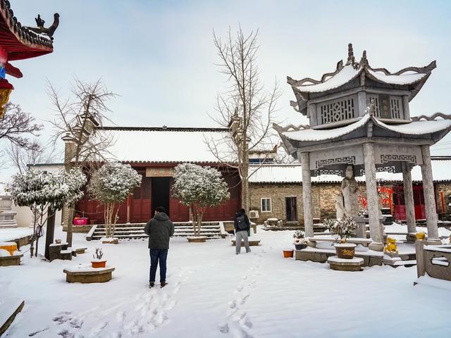 雪落女山湖,千年古镇换银装 | 嘉山秀水 自在明光