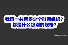 我国一共有多少个群团组织？都是什么级别的规格？图片