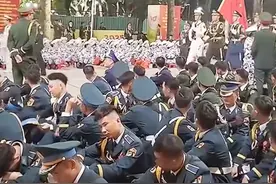 昨晚 中国仪仗队在越南火了...图片