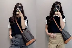 收藏这组优衣库的背心穿搭，初秋照着穿，简约又实用！图片