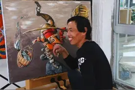 农民蜗居画画28年，不工作不社交妻子崩溃大哭，一幅画却卖130万图片