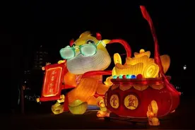 江苏多地灯会闪耀 流光溢彩迎新春图片