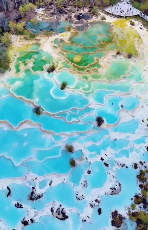 一泡尿“毁”了全家！男童尿进黄龙彩池，景区硬气通报：永久禁入