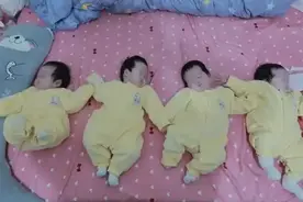 有两女又生四胞胎家庭对网上恶评仍不理解，如今九口人生活仅靠一人收入维持图片