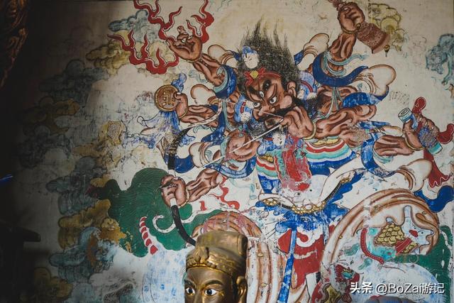 晋北小众三圣寺火了，84幅佛传壁画+元代大殿，冷门却藏大惊喜