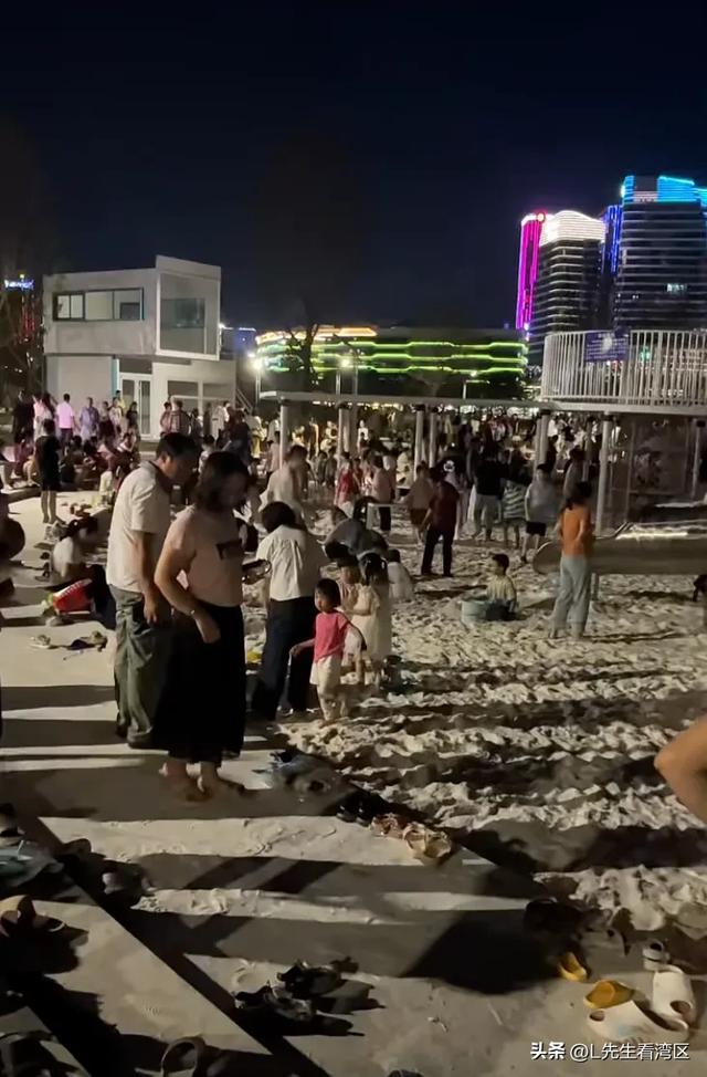 南沙新晋网红点也太夸张了！晚上全是人！