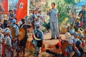 三湾改编前起义部队很涣散，有人公开逃跑，还有官兵路边打成一团图片