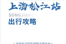 打卡上海松江站，这份出行攻略请查收！图片