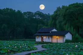 豆包、kimi、可灵、即梦四个Ai生成“荷塘月色”，谁的水平高？图片