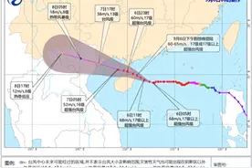 超强台风“摩羯”最新路径实时路线图：最大风力17级以上，68米/秒图片