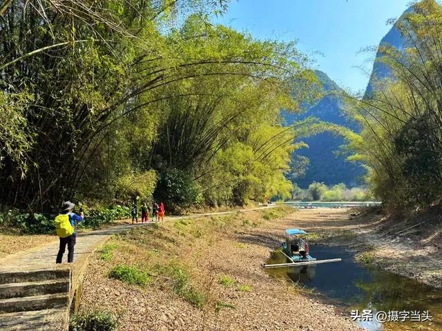 徒步漓江精华段——阳堤大桥头-兴坪古镇