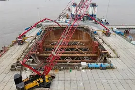 杭州湾跨海铁路大桥，迎来重要节点！图片