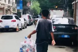 广西男孩13岁父母双亡，靠捡垃圾度日，现状如何了？图片