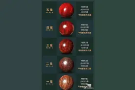 小叶紫檀等级区分，一目了然图片