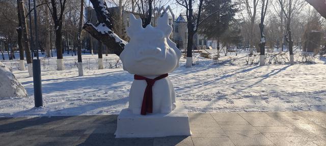 【组图】北秀公园大雪人，寒冬打卡乐缤纷
