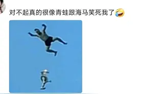 笑麻了！高空透明泳池原来在下面看这么搞笑！图片