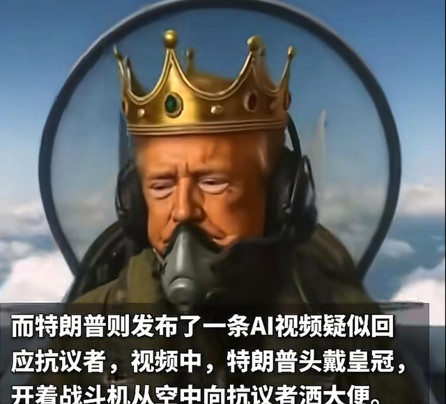 美国乱套了!全美怒吼"不要国王"，700万人抗议，特朗普回应太辣眼
