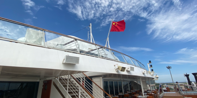 首艘五星红旗邮轮“招商伊敦”号天津首航 高端邮轮天津港再+1