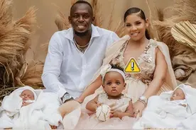 百米飞人博尔特现状：退役7年生3个孩子，每年400万美元领一辈子图片