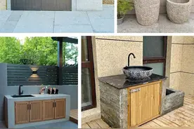 如果有个院子，一定要在院子里布置一个洗手台图片