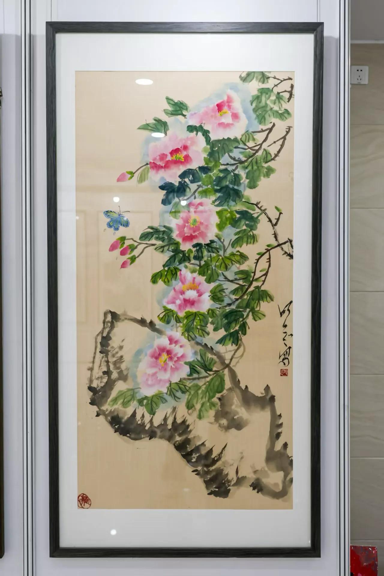 王成志应邀为中宣盛世国际书画院主办中国画个展和研讨会题写会标 王成志应邀为中宣盛世国际书画院主办中国画个展和研讨会题写会标