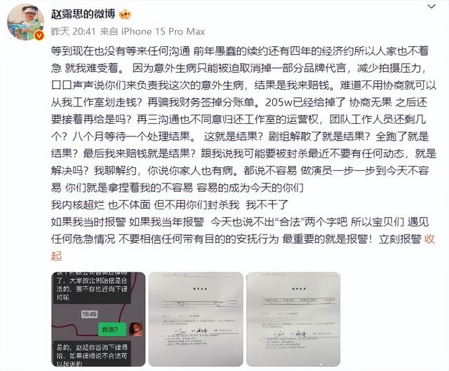 赵露思“掀桌”之后