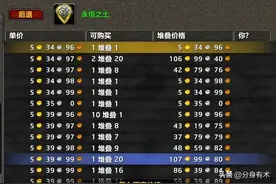 魔兽世界站街就能赚金的方法，收益比刷子还高图片