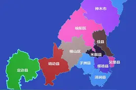 陕西省榆林市简介及下辖各区县地图分享图片