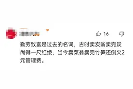 破防！8旬老人卖竹笋被收10元管理费，拍摄者：全卖完才8块钱图片