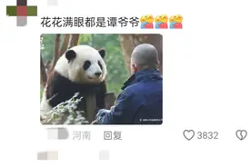 大熊猫对饲养员有感情吗？评论区暖心图片