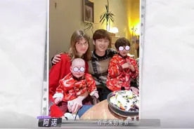 董力一家6口蜗居上海100平，儿女首出镜，2岁混血女儿肤白发枯黄图片