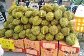 榴莲价格大跌！正大量上市图片