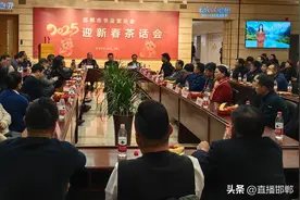 邯郸市书协举办2025迎春茶话会图片