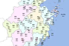 太乱了！浙江省内最大相差10.9℃！后面雨水“天天见”，这天最高仅26℃！浙江人准备好外套图片