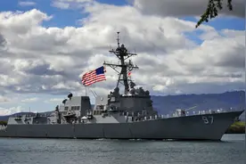 美军“哈尔西”号驱逐舰穿航台海、非法闯入中国西沙，想干什么？图片