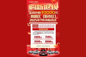 【关注】购新车就返现！高新区（新市区）购车补贴再升级图片