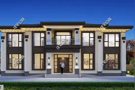 18×10米新中式二层别墅，5间卧室均为朝南布局，采光好、更通透图片