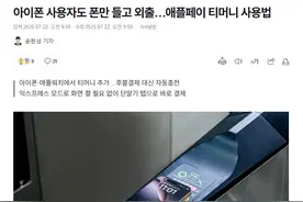 韩国苹果用户也能刷手机坐公交、地铁了！图片