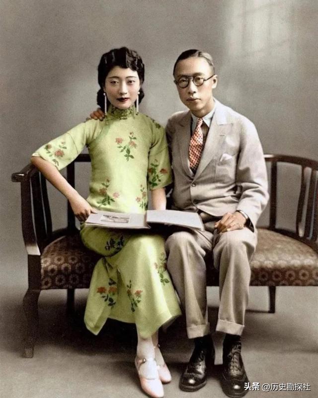 这才是皇后婉容的真实样貌，并非演员扮演，货真价实的罕见照片！