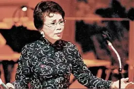 霍英东二房妻子95岁生日，与儿子孙女吃饭庆祝，身体硬朗仍爱喝酒图片